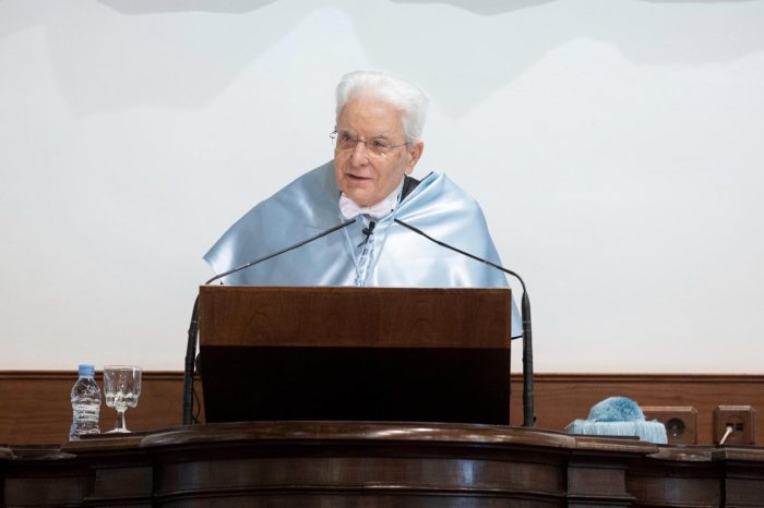 Discurso del Presidente Mattarella, en la ceremonia solemne de investidura como Doctor Honoris Causa de la Facultad de Filología de la Universidad de Salamanca